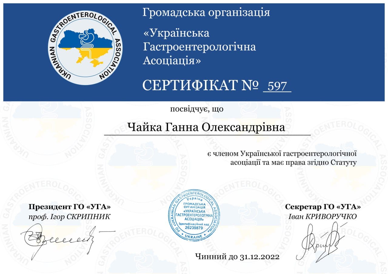 Чайка Анна Олександрівна