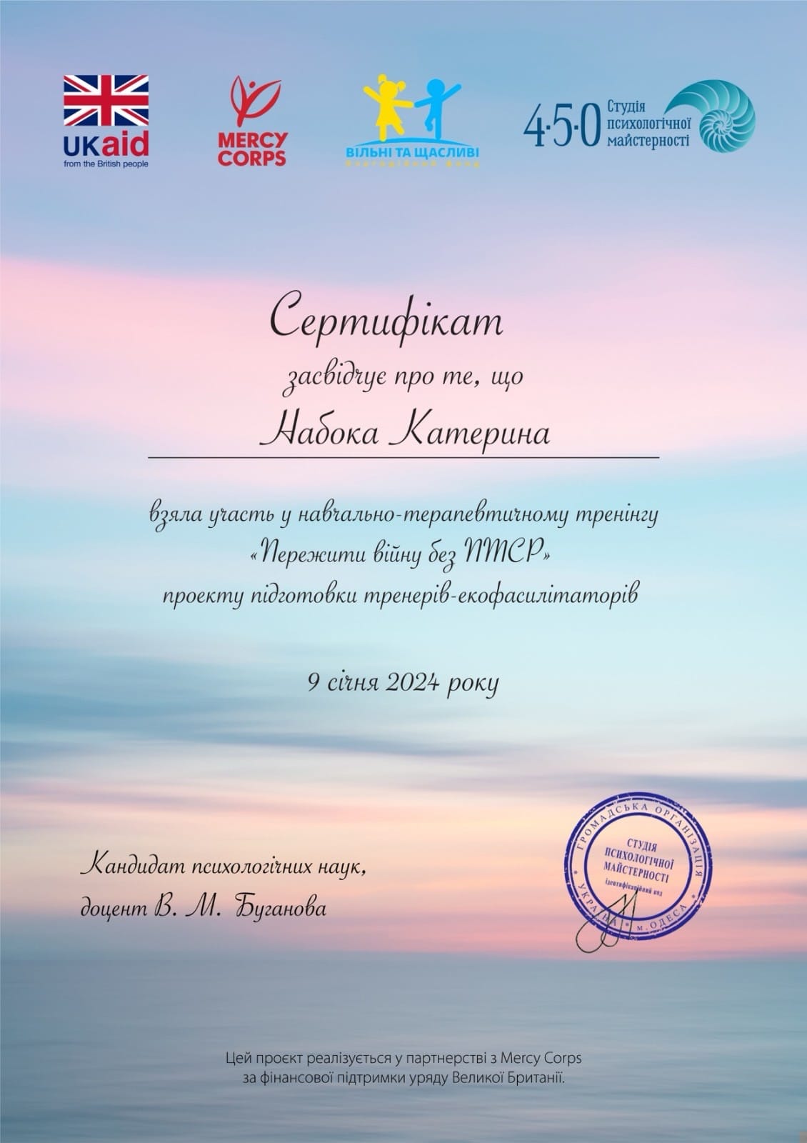 Каруна (Набока) Екатерина Сергеевна